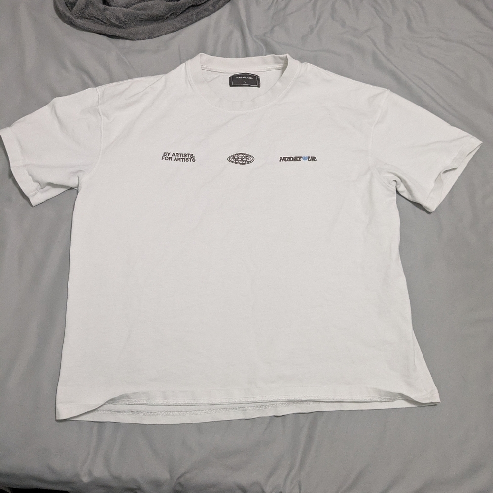 White Graphic Tee